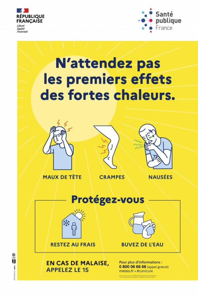 Canicule : vigilance renforcée pour les activités sportives