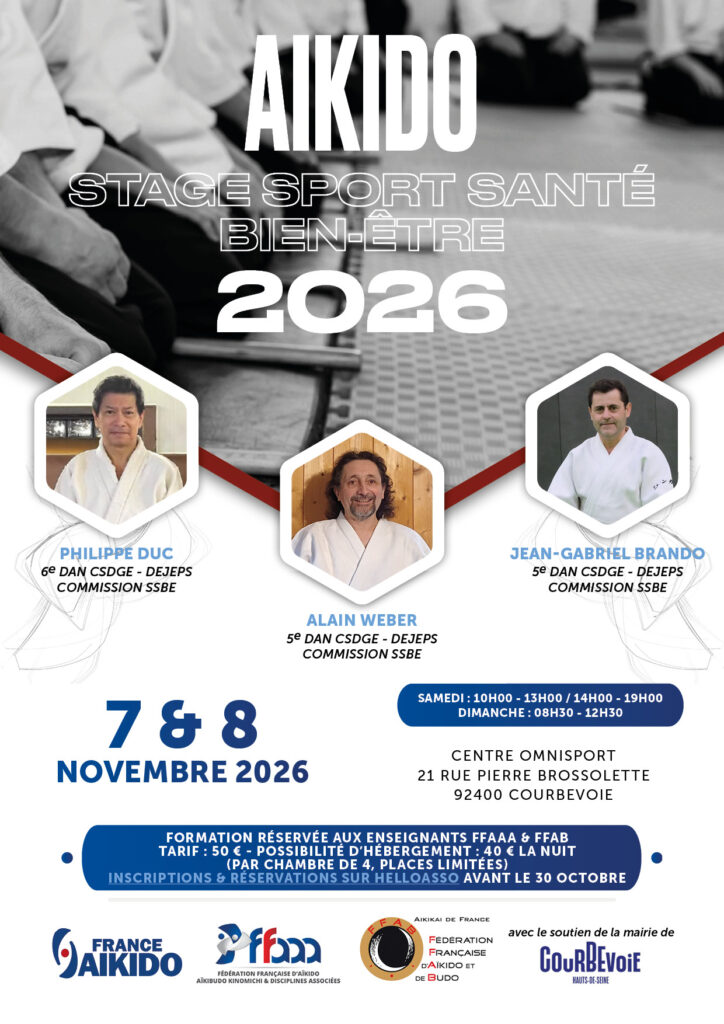 Formation Sport Santé Bien-Être – 7 & 8 novembre 2026 à Courbevoie (92)